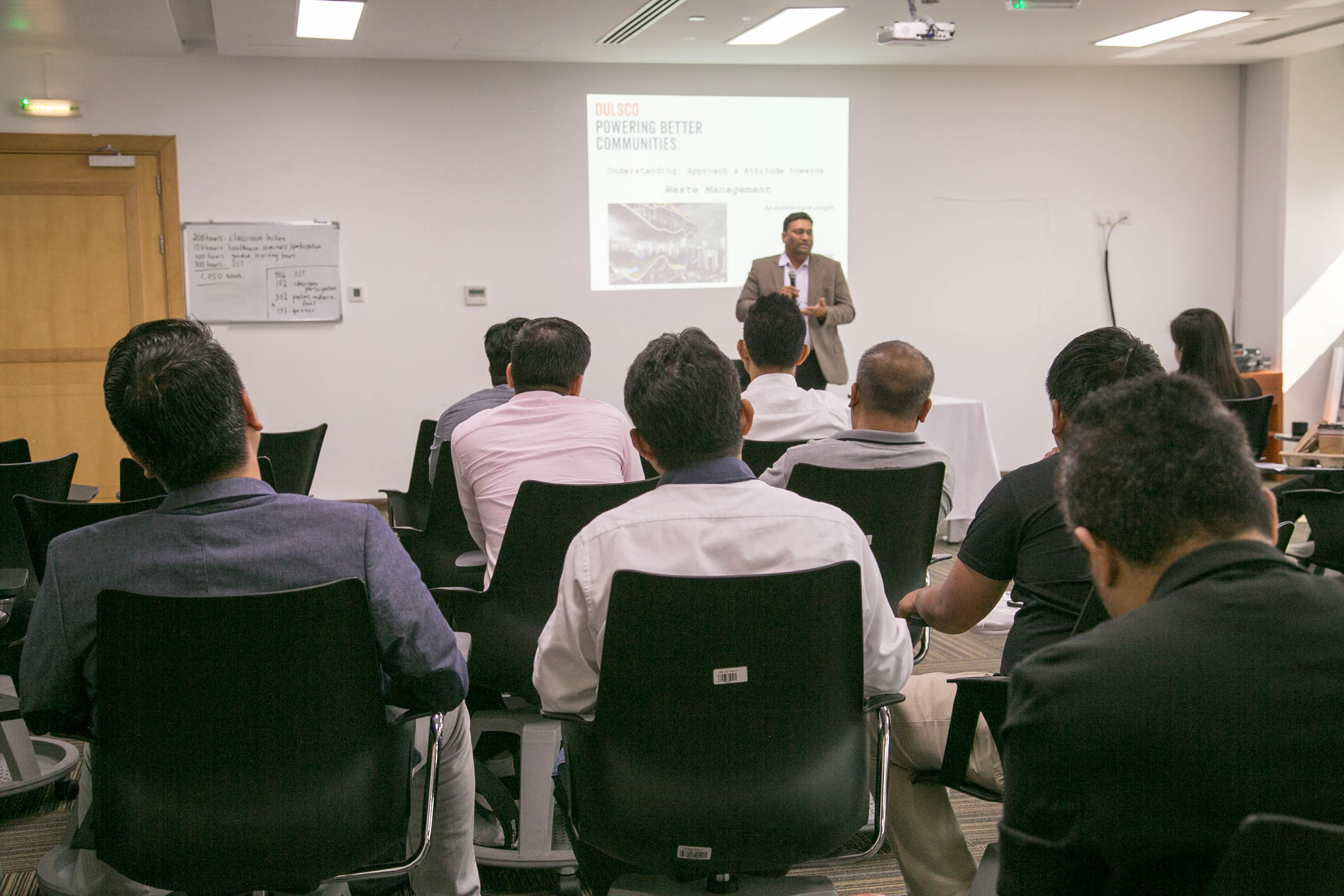 Training program on Management of Industrial Wastes at TADWEER, Abu Dhabi